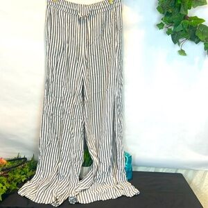 Onia Air Linen-Blend Paperbag Trouser